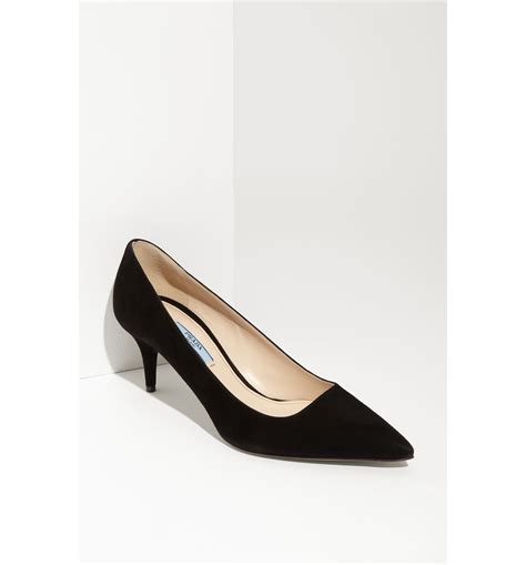 prada navy suede pumps|Prada pumps nordstrom.